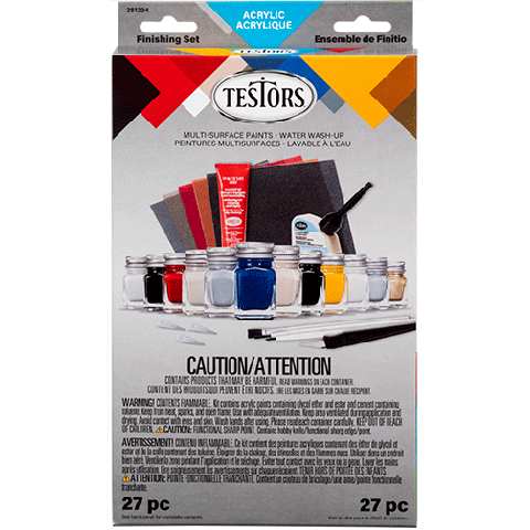 Testors Acrylic Paint Pod 6 Piece Set, Primary Colors - Small Addictions RC