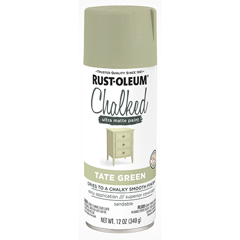 Rust-Oleum Chalked Ultra Matte Spray Paint Tate Green